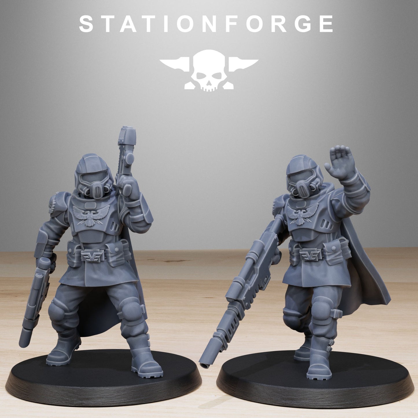 Vaskar Hunters - Tyranid Proxies - Compatible with Warhammer 40K - by Station Forge - Tabletop RPG Miniature - Roleplaying 3D Printed Fantasy Mini