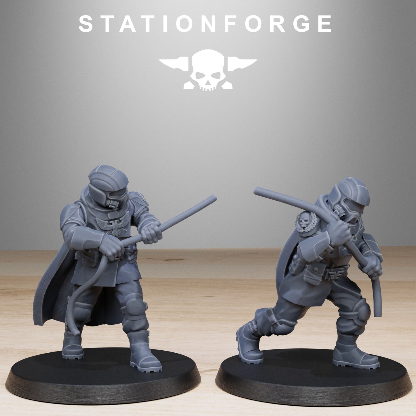 Vaskar Hunters - Tyranid Proxies - Compatible with Warhammer 40K - by Station Forge - Tabletop RPG Miniature - Roleplaying 3D Printed Fantasy Mini