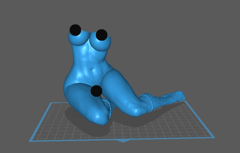 Velma SFW/NSFW Sculpture (75mm to 500mm) - Unassembled/Unpainted/3D Print