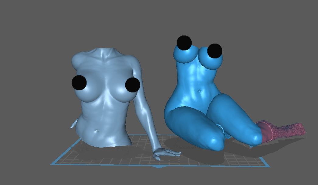 Daphne & Velma SFW/NSFW Sculpture (75mm to 500mm) - Unassembled/Unpainted/3D Print