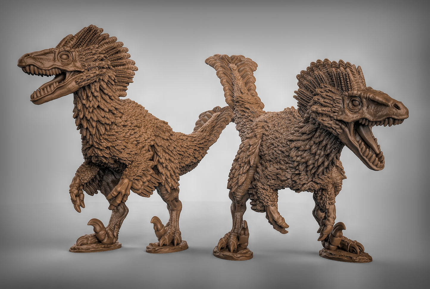 Velociraptor - 28mm TTRPG - Wargaming - by Duncan Shadows - Tabletop RPG Miniature - Roleplaying 3D Printed Fantasy Mini