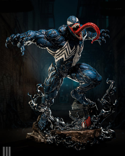Venom Sculpture (75mm to 500mm) - Unassembled/Unpainted/3D Print
