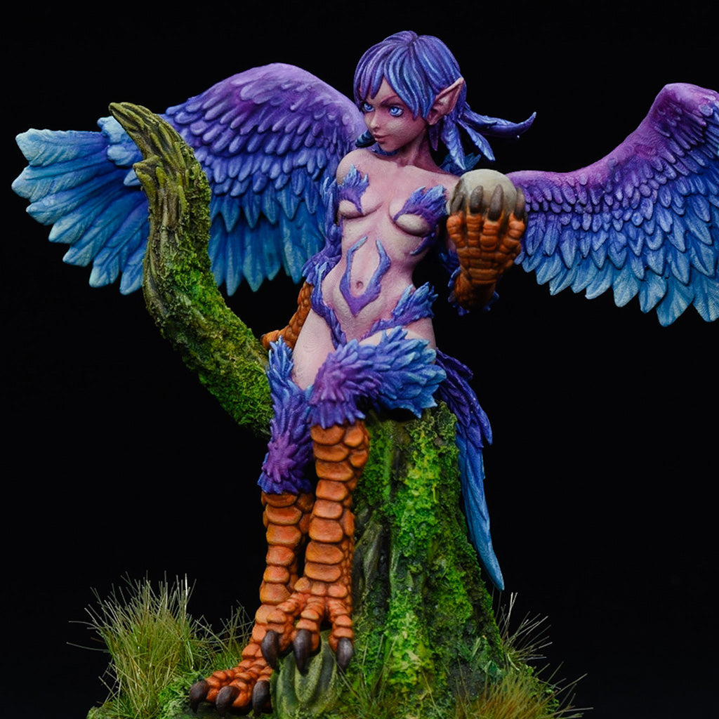 Vivi The Harpy - by RAW- Tabletop RPG Miniature - Roleplaying 3D Printed Fantasy Mini