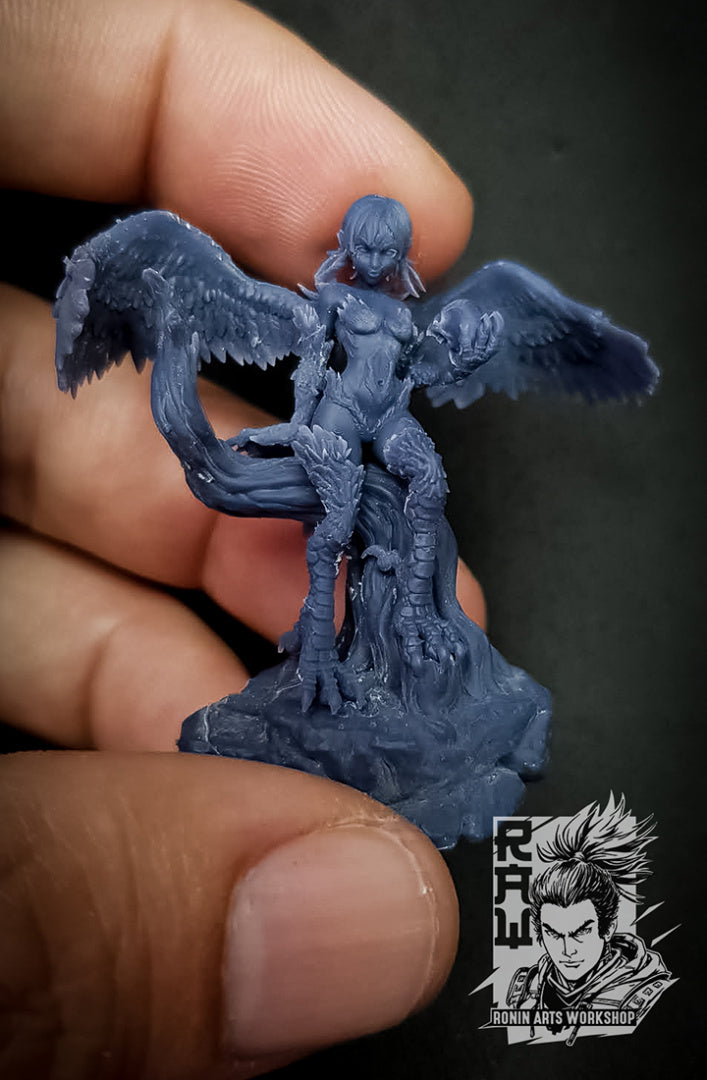 Vivi The Harpy - by RAW- Tabletop RPG Miniature - Roleplaying 3D Printed Fantasy Mini