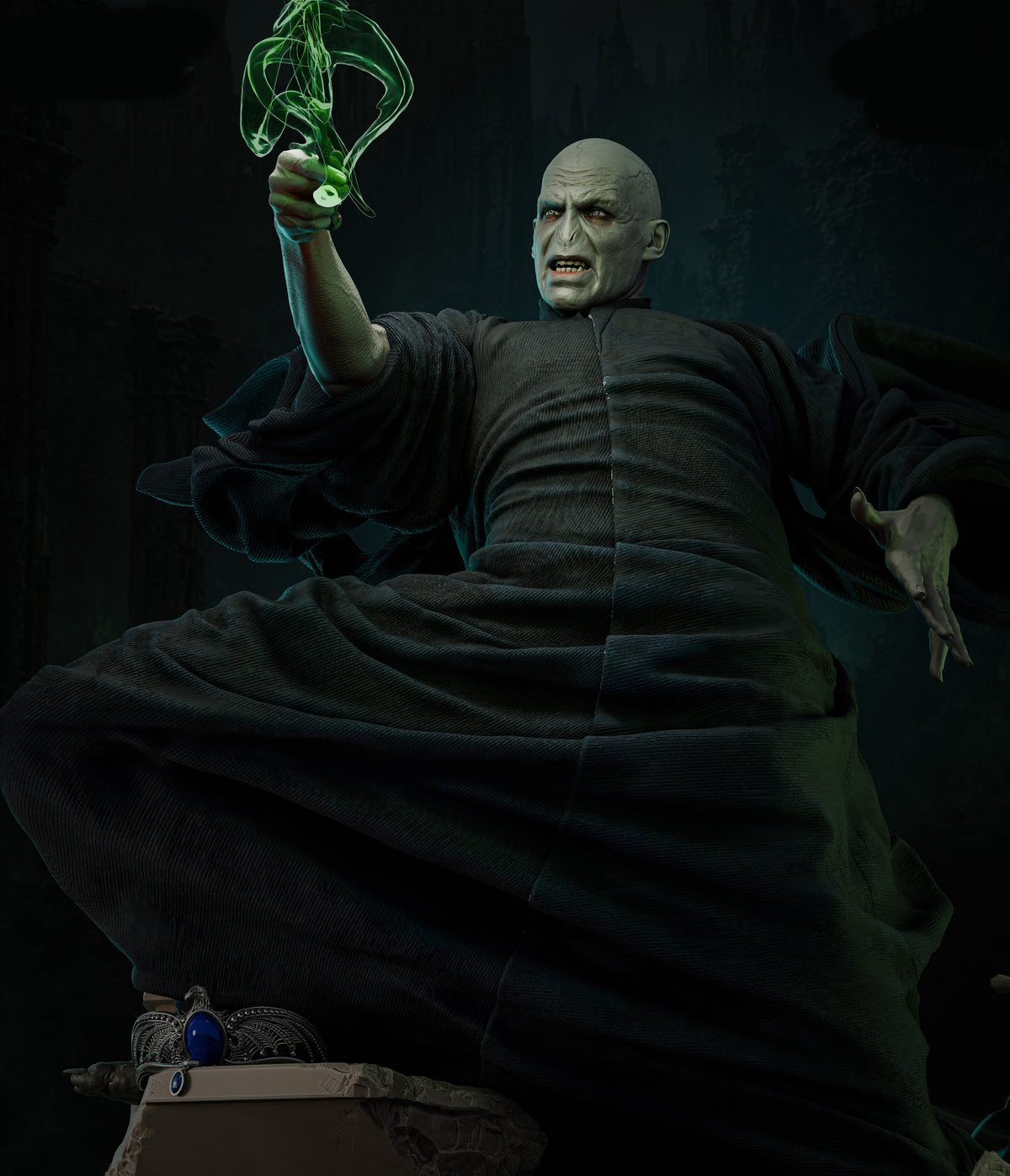 Voldemort The Dark Lord Sculpture (75mm to 500mm) - Unassembled/Unpainted/3D Print