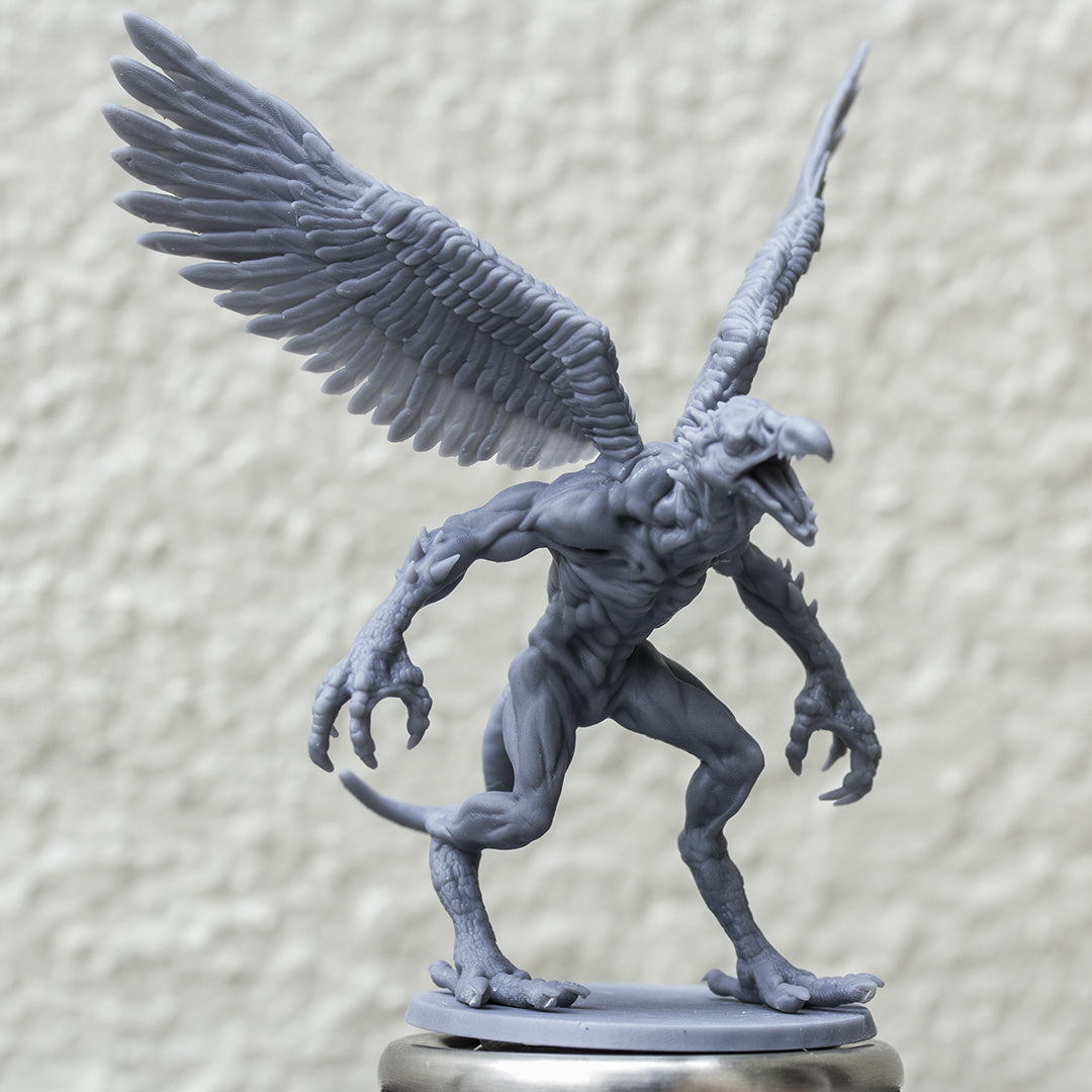 Vrock - Demon - Dungeons and Dragons - by Realm of Paths - Tabletop RPG Miniature - Roleplaying 3D Printed Fantasy Mini