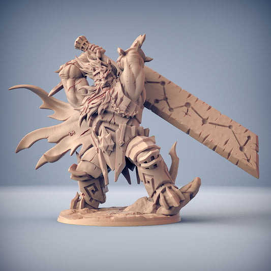 Fire Giant - Vulkarion - the Fire Jotunn King - by Artisan Guild - Tabletop RPG Miniature - Roleplaying 3D Printed Fantasy Mini