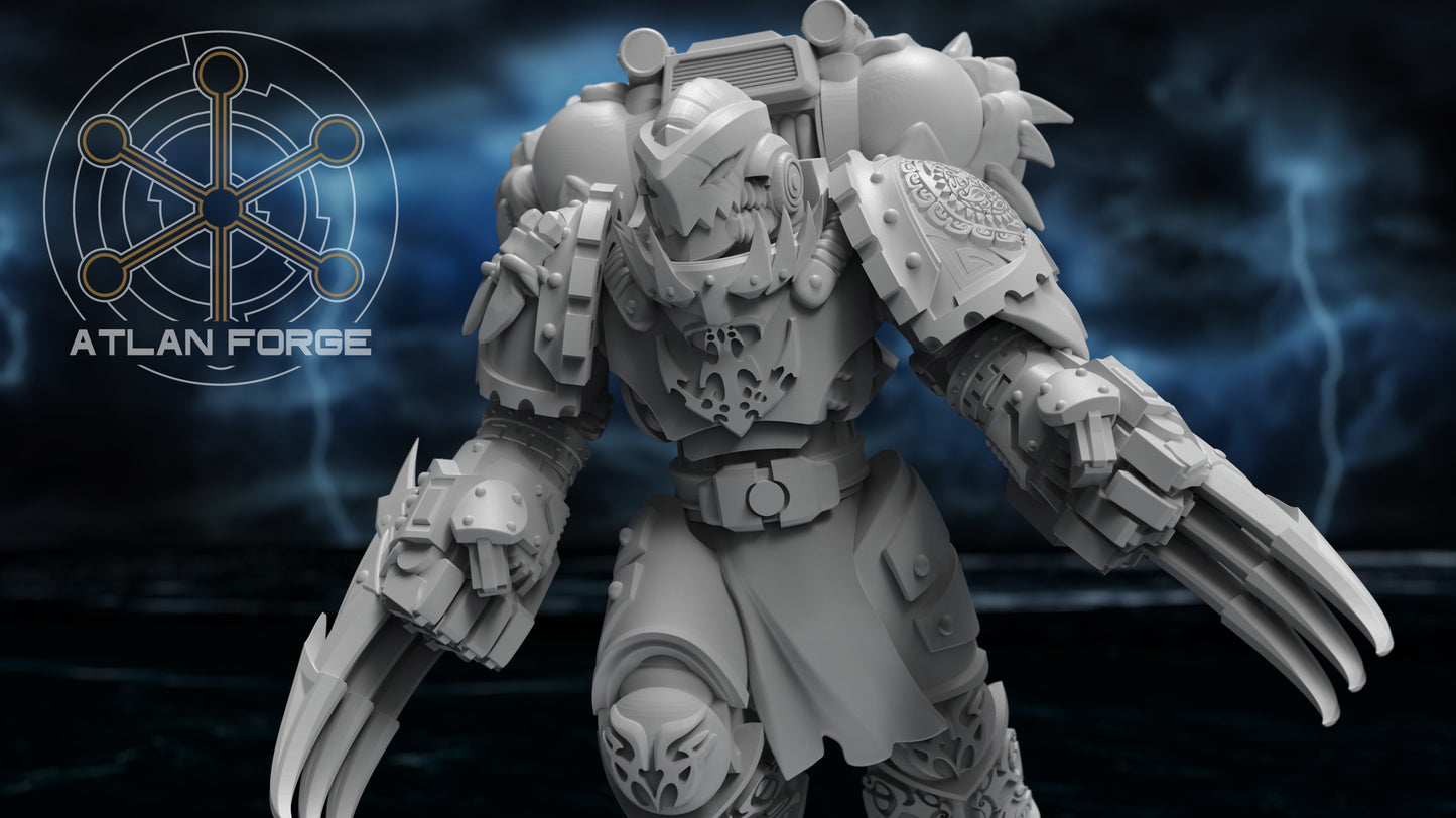 Wai Toa - Kaiwhakangau (Hunters) - Compatible with Warhammer 40K - by Atlan Forge - Tabletop RPG Miniature - Roleplaying 3D Printed Fantasy Mini