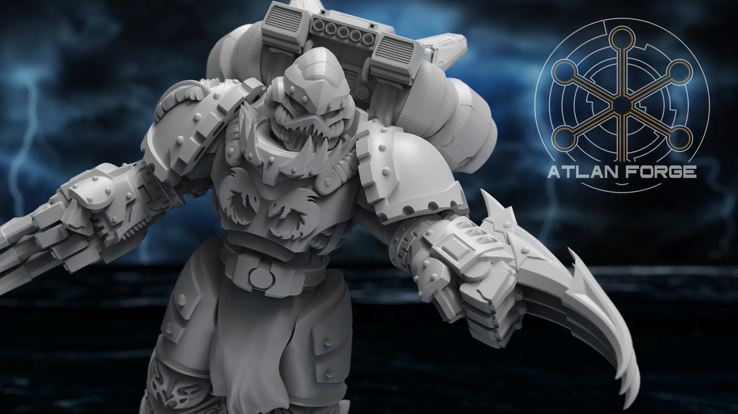 Wai Toa - Kaiwhakangau (Hunters) - Compatible with Warhammer 40K - by Atlan Forge - Tabletop RPG Miniature - Roleplaying 3D Printed Fantasy Mini