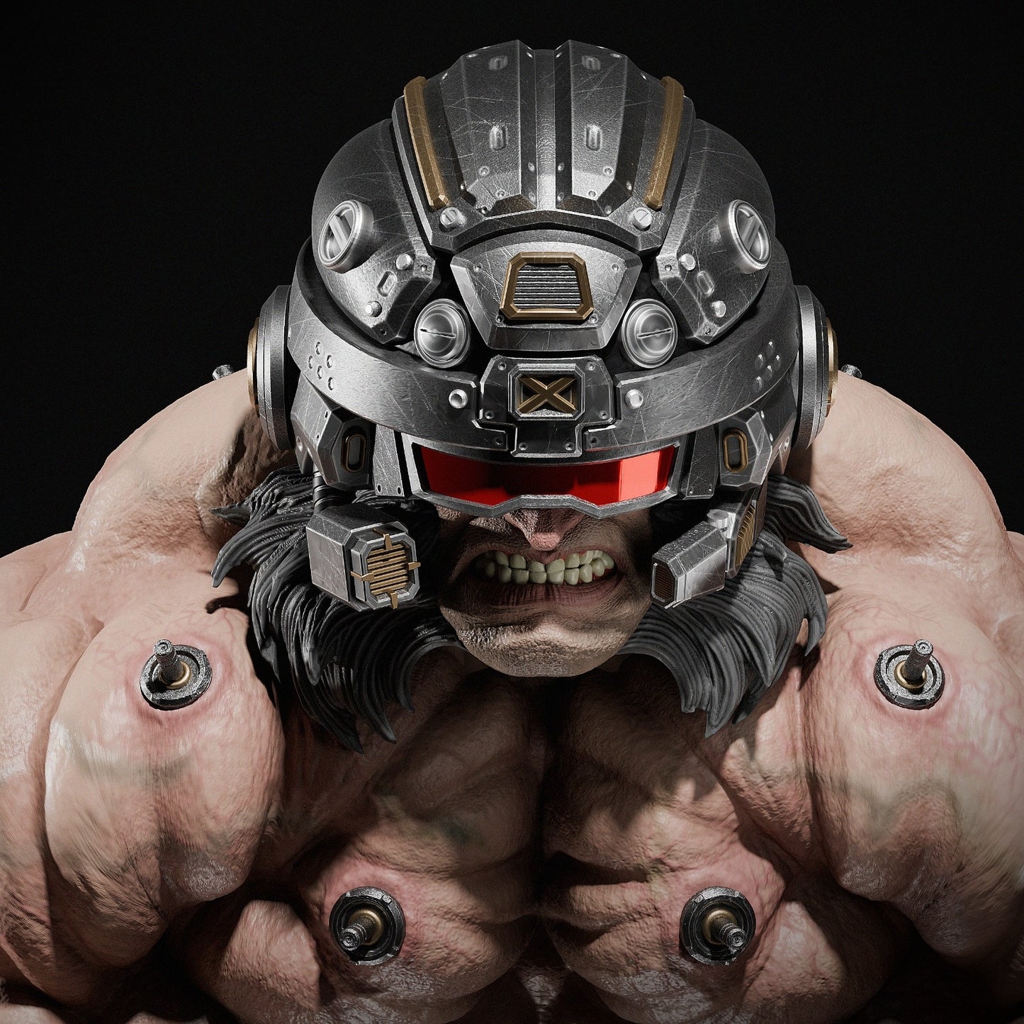 Weapon X Sculpture (75mm to 500mm) - Unassembled/Unpainted/3D Print