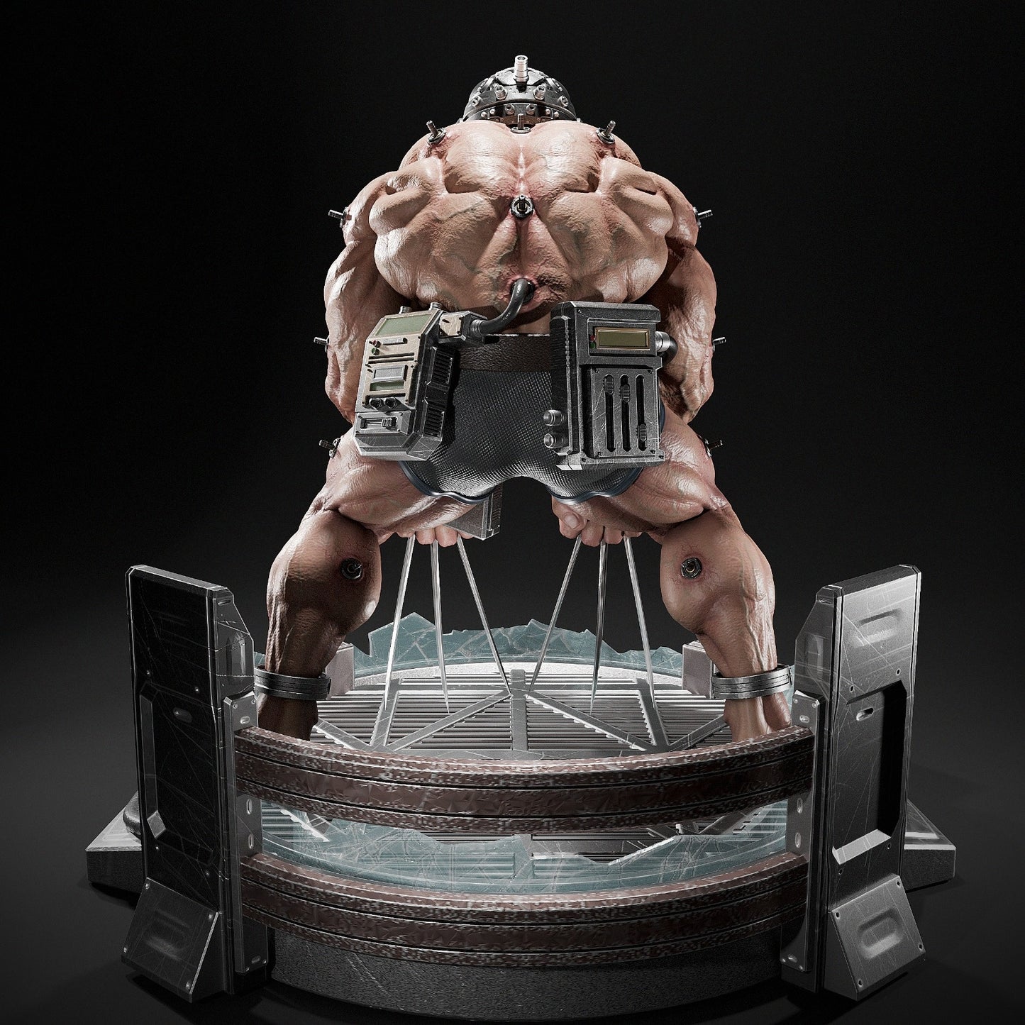 Weapon X Sculpture (75mm to 500mm) - Unassembled/Unpainted/3D Print