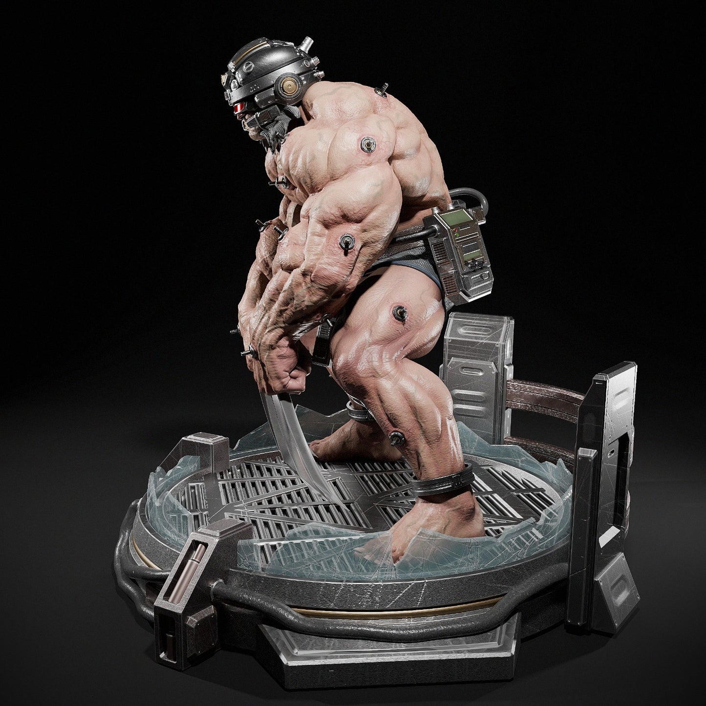 Weapon X Sculpture (75mm to 500mm) - Unassembled/Unpainted/3D Print