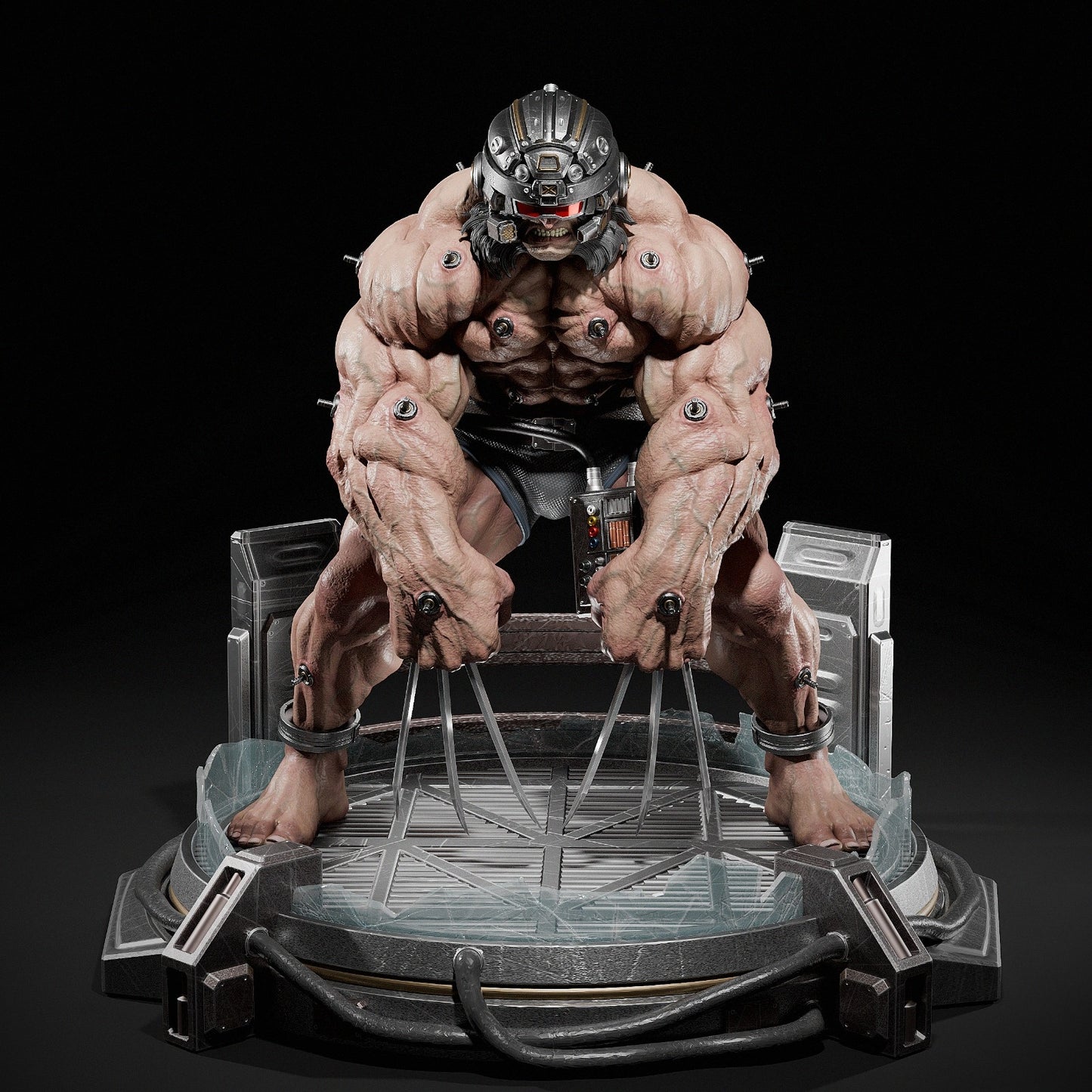 Weapon X Sculpture (75mm to 500mm) - Unassembled/Unpainted/3D Print