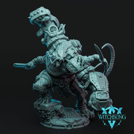 Wererat Monstrosity - Rat-Men - Mordheim - by Witchsong Miniatures - Tabletop RPG Miniature - Roleplaying 3D Printed Fantasy Mini