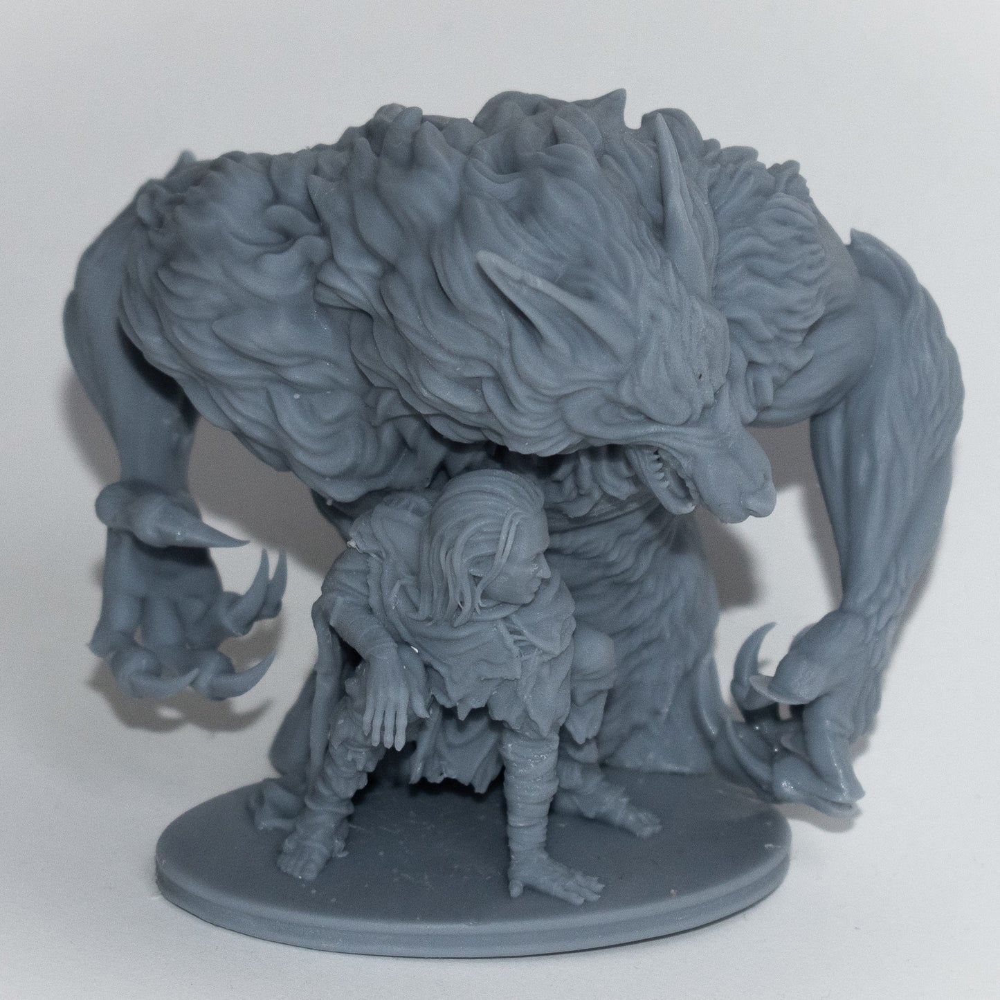 Werewolf Shapeshifter Sculpt - by Nerikson- Tabletop RPG Miniature - Roleplaying 3D Printed Fantasy Mini