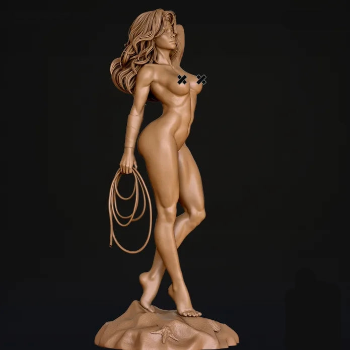 Wonder Woman Summer Swimsuit SFW/NSFW Sculpture (75mm to 500mm) - Unassembled/Unpainted/3D Print