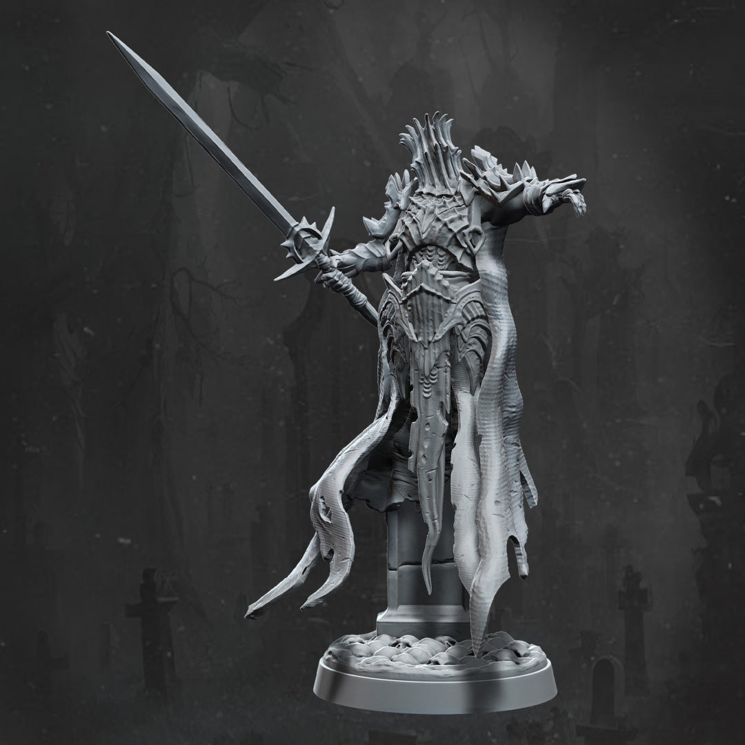 Wretched King - Dungeons and Dragons - Lord of the Rings - RPG Miniatures - by Monolith Arts - Tabletop RPG Miniature - Roleplaying 3D Printed Fantasy Mini