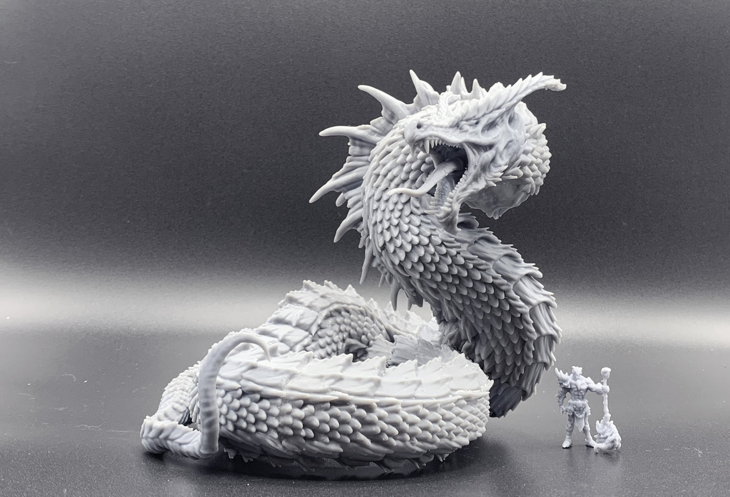 Wyrm - Dragon - by Mini Monster Mayhem- Tabletop RPG Miniature - Roleplaying 3D Printed Fantasy Mini