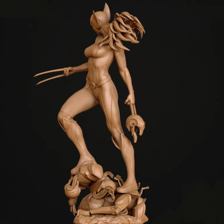 Laura X-23 - Tabletop RPG Miniature - Roleplaying 3D Printed Fantasy Mini