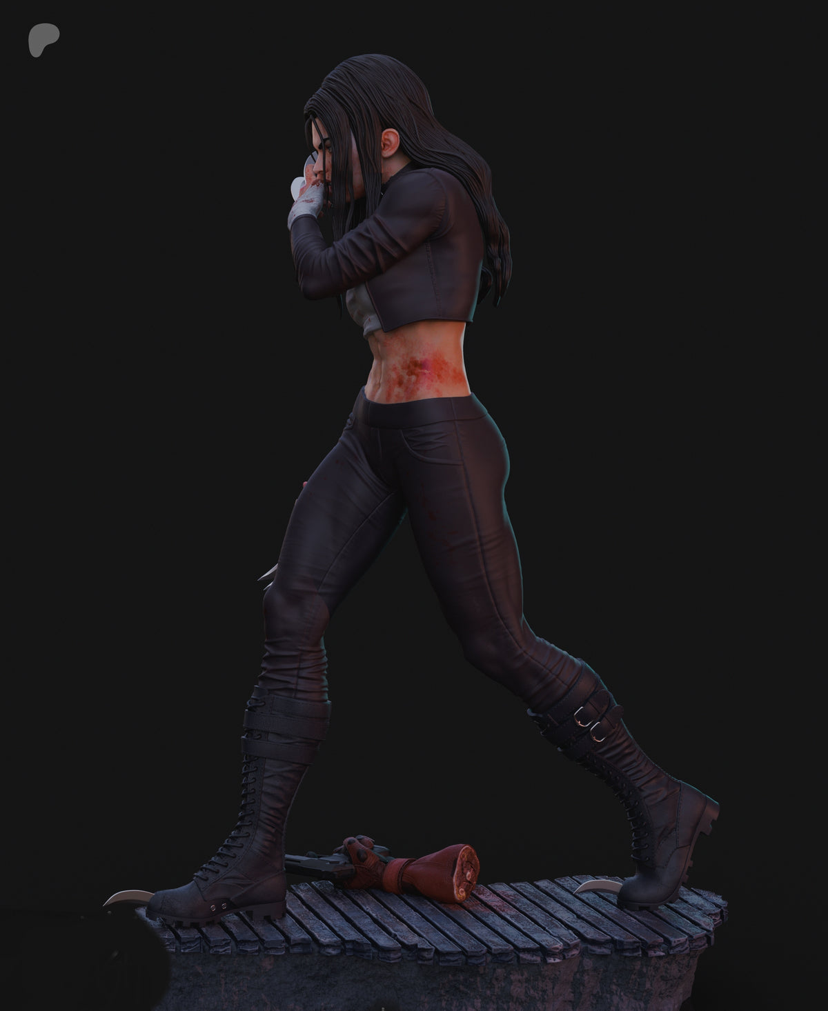 X-23 / Laura Kinney Sculpture (75mm to 500mm) - Unassembled/Unpainted/3D Print