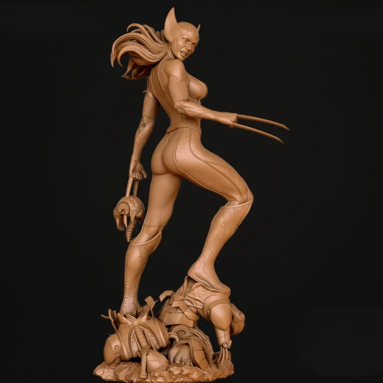 Laura X-23 - Tabletop RPG Miniature - Roleplaying 3D Printed Fantasy Mini