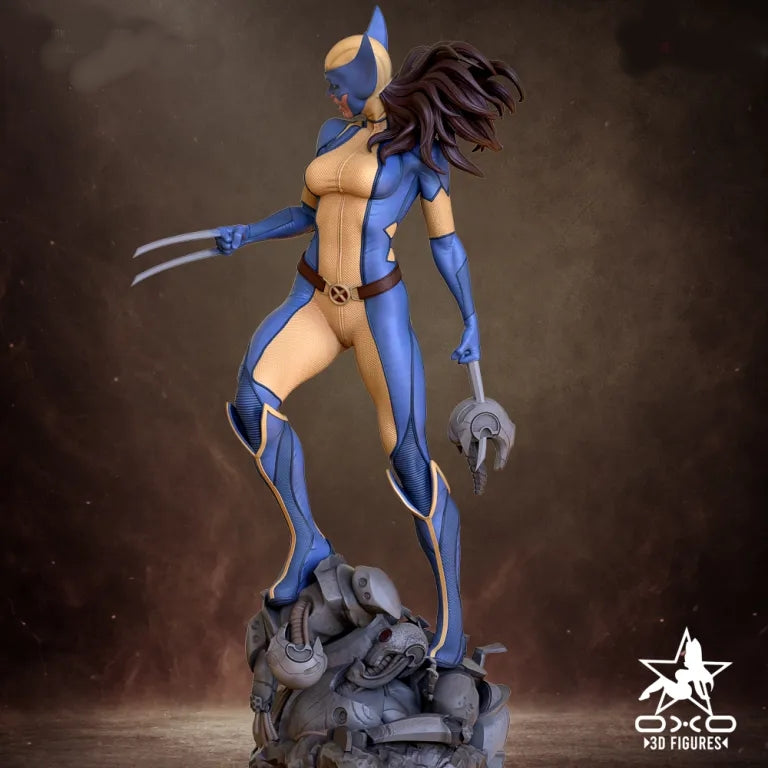 Laura X-23 - Tabletop RPG Miniature - Roleplaying 3D Printed Fantasy Mini
