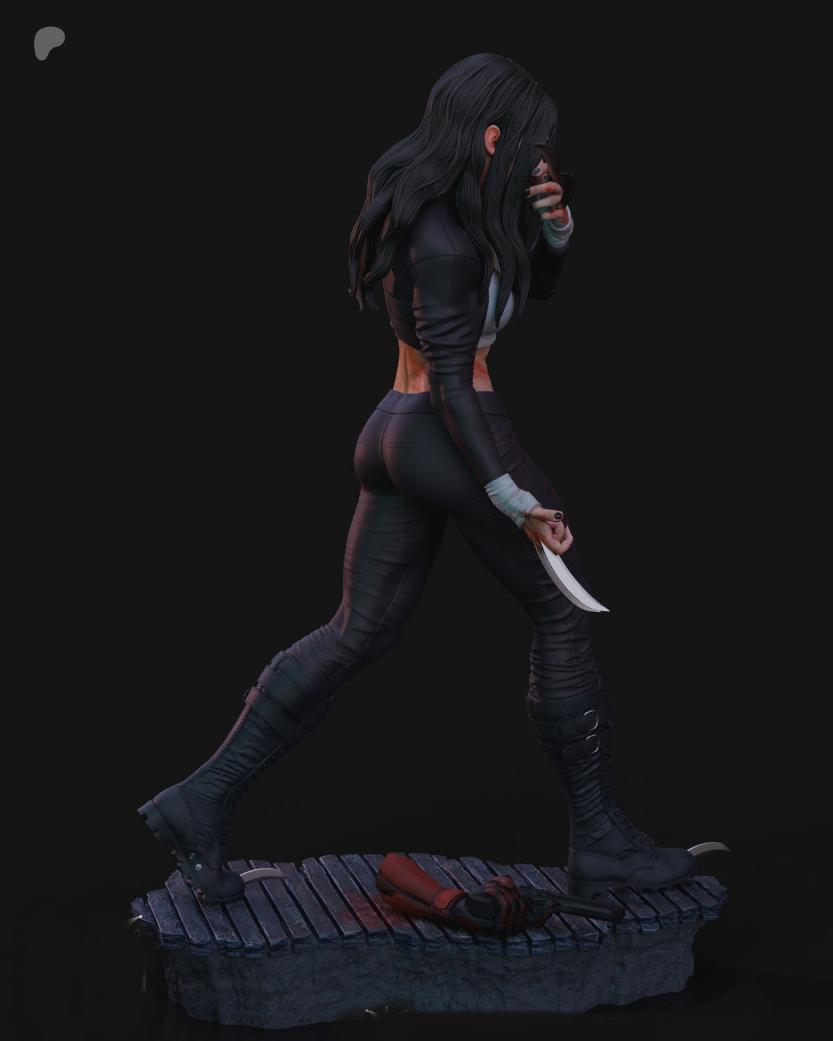 X-23 / Laura Kinney Sculpture (75mm to 500mm) - Unassembled/Unpainted/3D Print