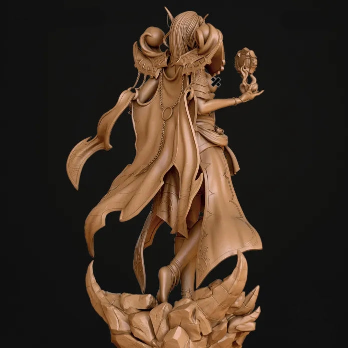 Xalatath NSFW Sculpture (75mm to 500mm) - Unassembled/Unpainted/3D Print