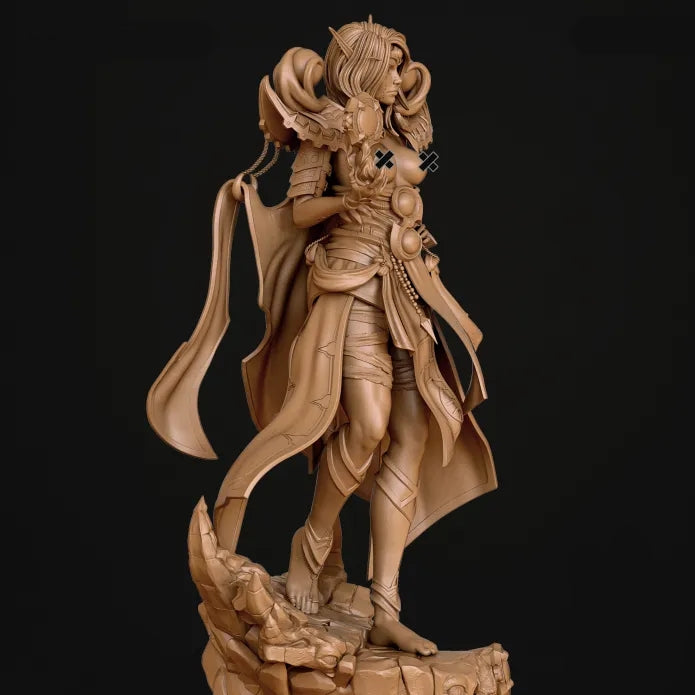 Xalatath NSFW Sculpture (75mm to 500mm) - Unassembled/Unpainted/3D Print