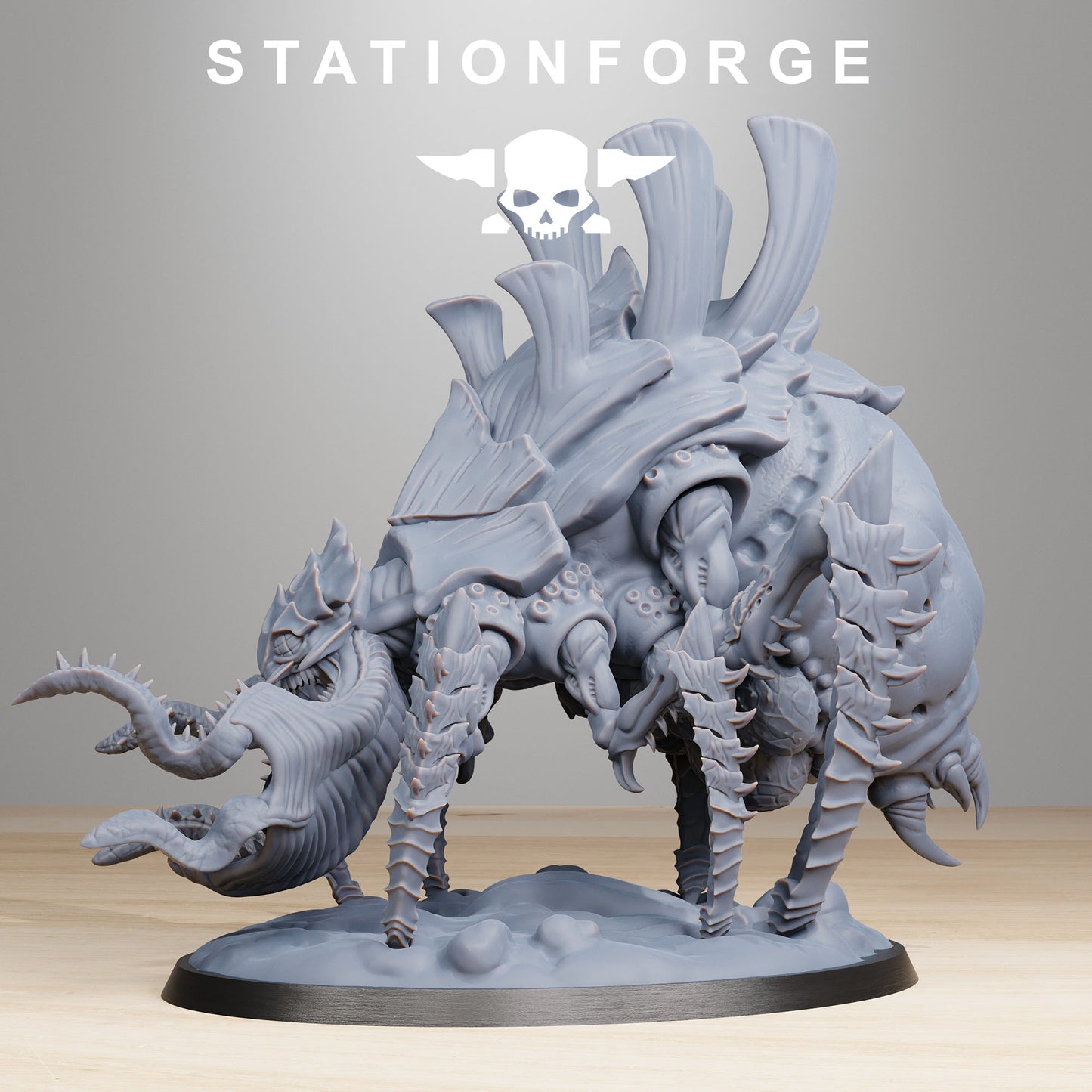 Xenarid Acidsychor - Compatible with Warhammer 40K - by Station Forge - Tabletop RPG Miniature - Roleplaying 3D Printed Fantasy Mini