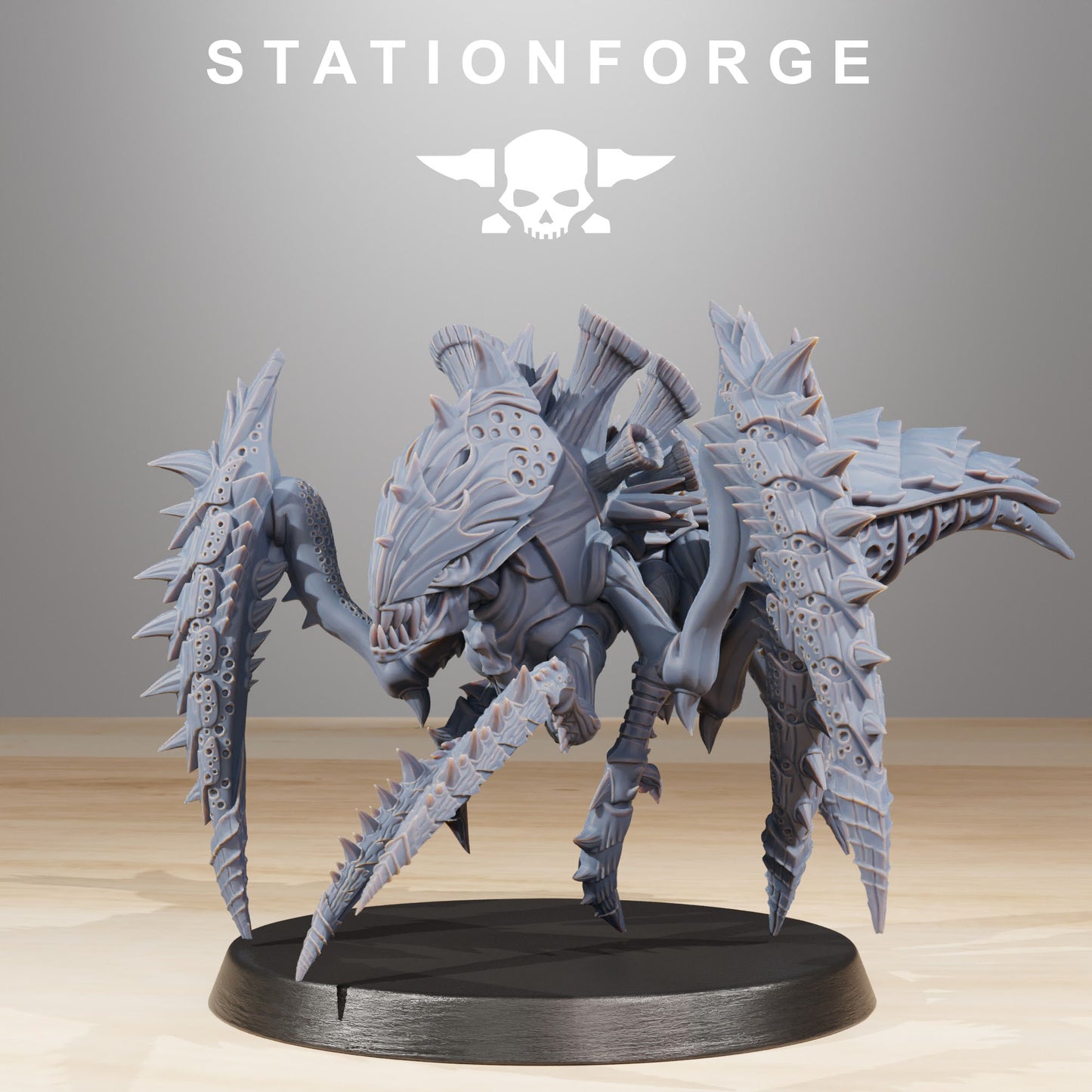 Xenarid Crawlers - Compatible with Warhammer 40K - by Station Forge - Tabletop RPG Miniature - Roleplaying 3D Printed Fantasy Mini