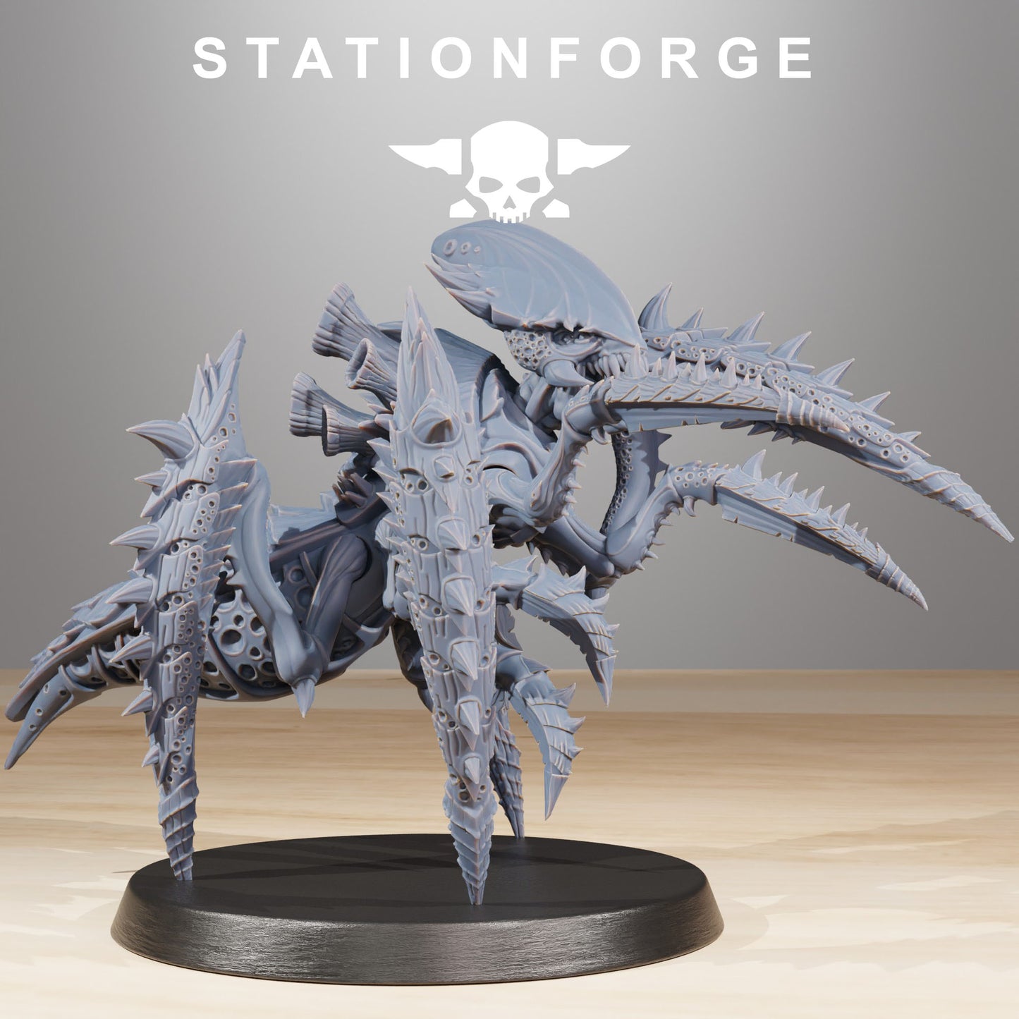 Xenarid Crawlers - Compatible with Warhammer 40K - by Station Forge - Tabletop RPG Miniature - Roleplaying 3D Printed Fantasy Mini