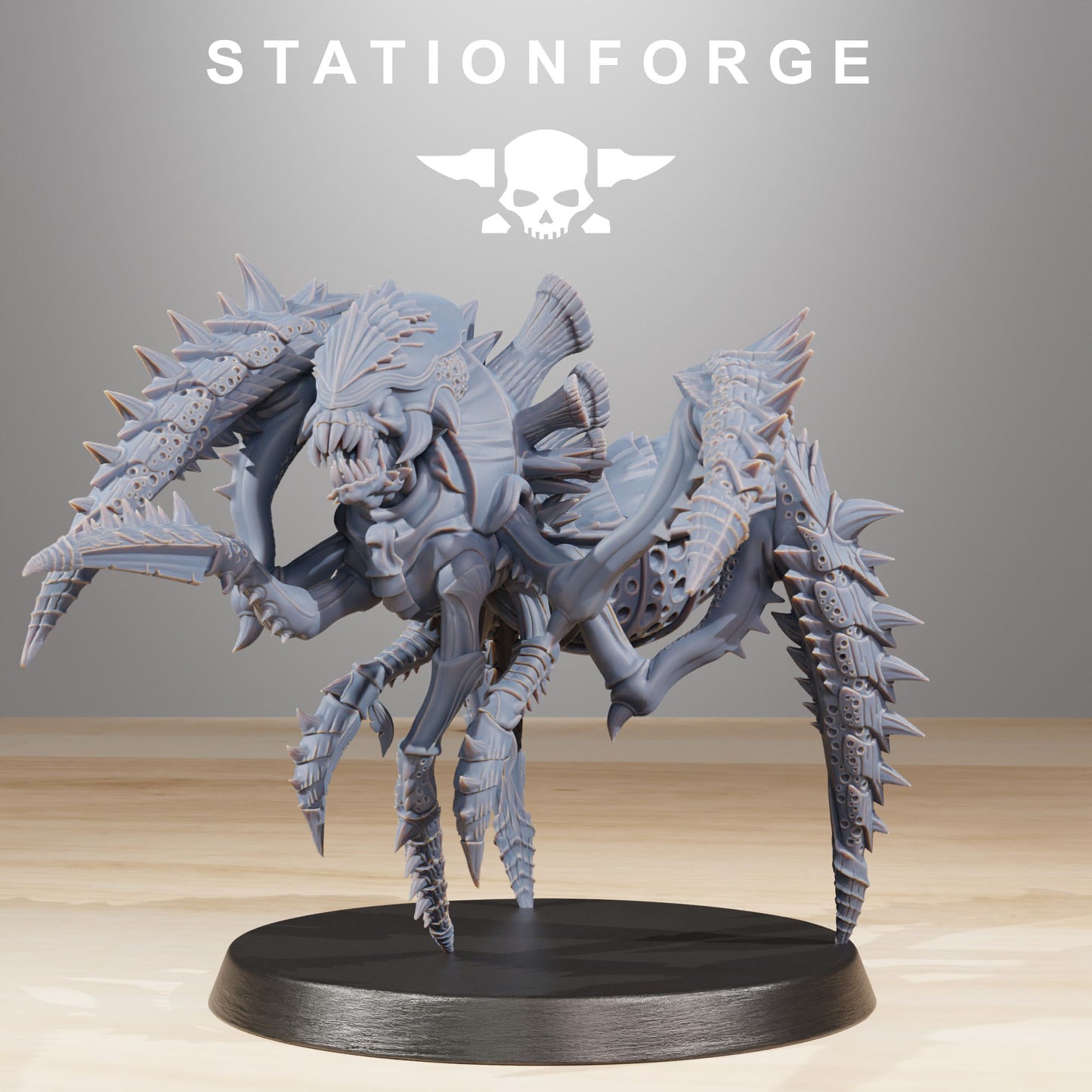 Xenarid Crawlers - Compatible with Warhammer 40K - by Station Forge - Tabletop RPG Miniature - Roleplaying 3D Printed Fantasy Mini