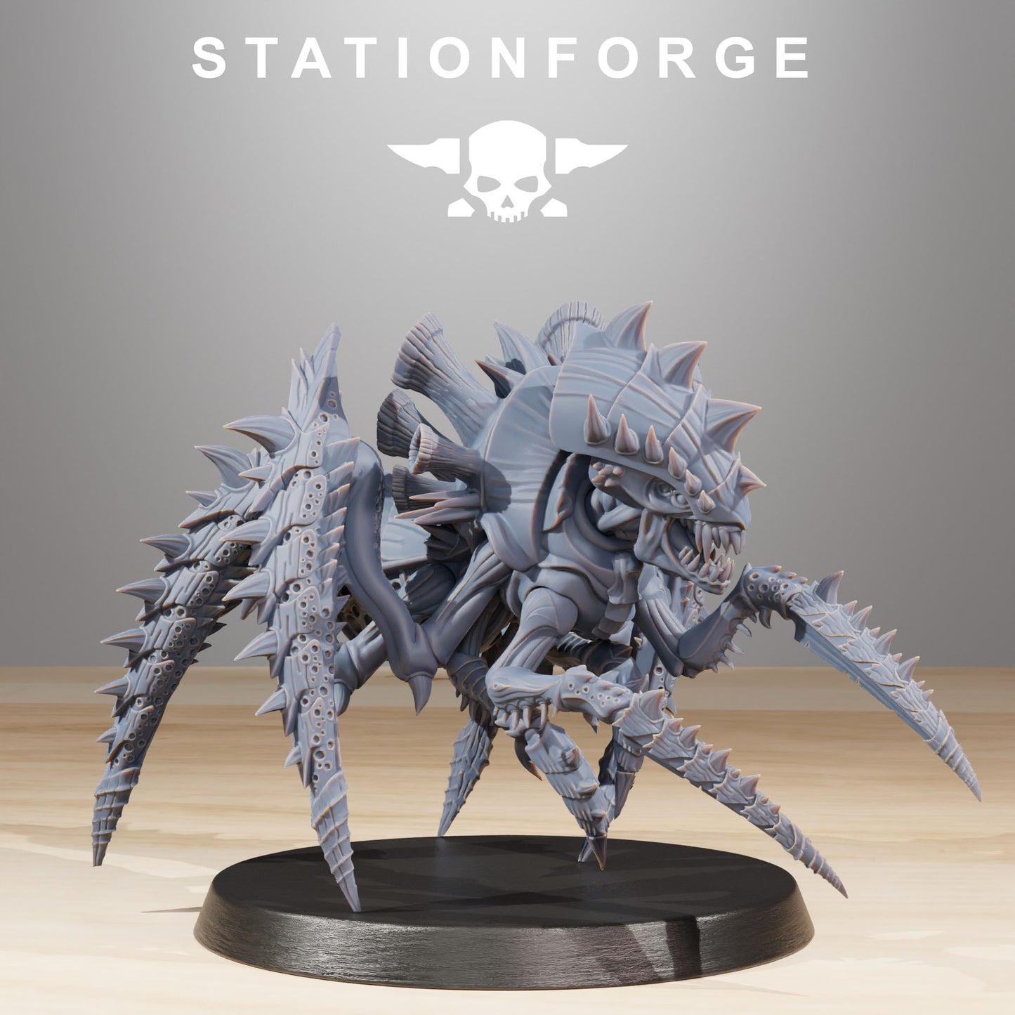 Xenarid Crawlers - Compatible with Warhammer 40K - by Station Forge - Tabletop RPG Miniature - Roleplaying 3D Printed Fantasy Mini