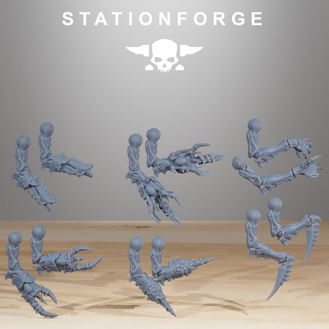 Xenarid Devourers - Compatible with Warhammer 40K - by Station Forge - Tabletop RPG Miniature - Roleplaying 3D Printed Fantasy Mini