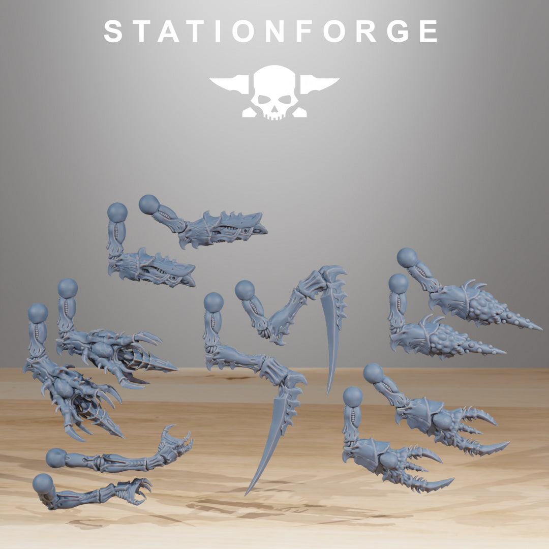 Xenarid Devourers - Compatible with Warhammer 40K - by Station Forge - Tabletop RPG Miniature - Roleplaying 3D Printed Fantasy Mini