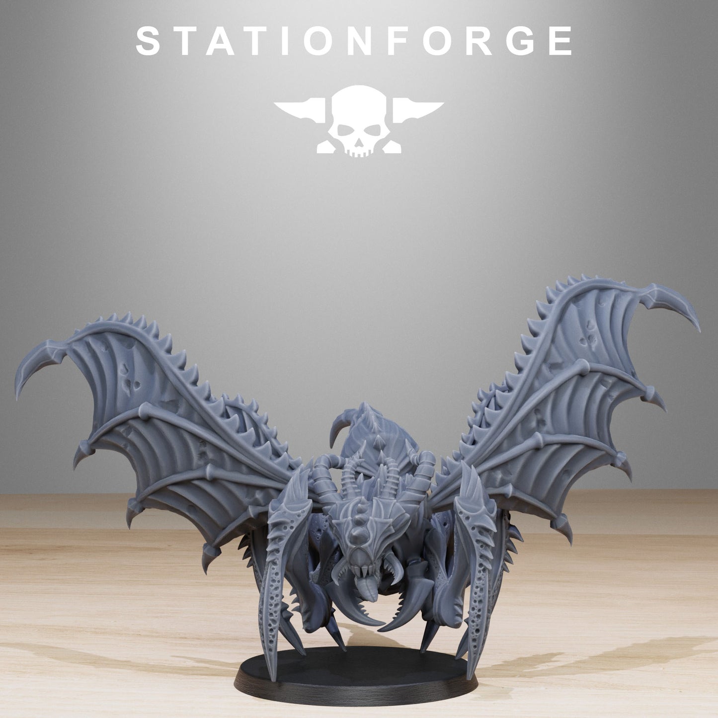 Xenarid Flying Crawlers - Tyranid Proxies - Compatible with Warhammer 40K - by Station Forge - Tabletop RPG Miniature - Roleplaying 3D Printed Fantasy Mini