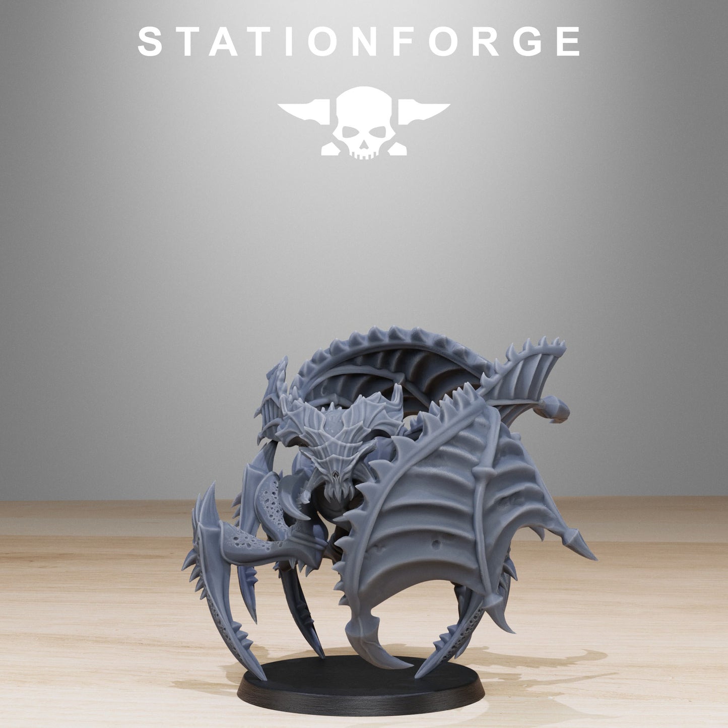 Xenarid Flying Crawlers - Tyranid Proxies - Compatible with Warhammer 40K - by Station Forge - Tabletop RPG Miniature - Roleplaying 3D Printed Fantasy Mini