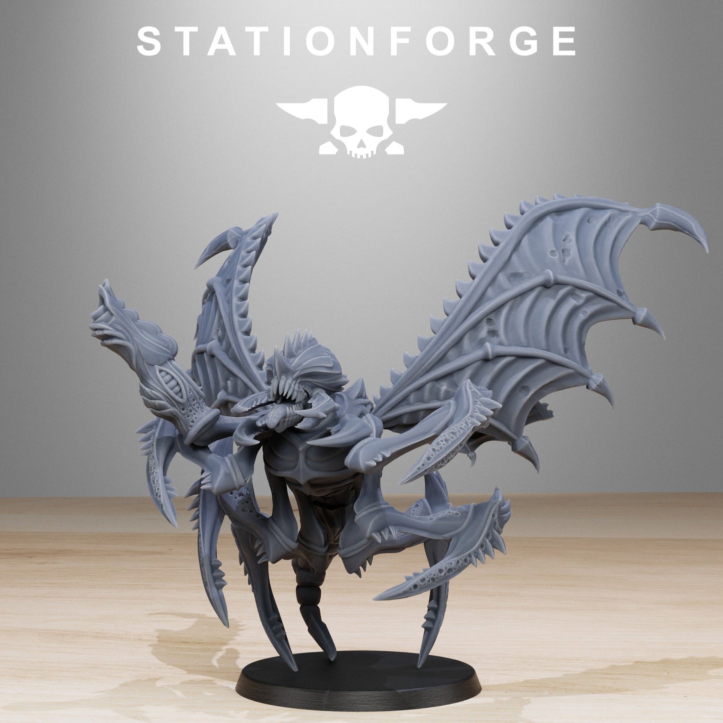 Xenarid Flying Crawlers - Tyranid Proxies - Compatible with Warhammer 40K - by Station Forge - Tabletop RPG Miniature - Roleplaying 3D Printed Fantasy Mini