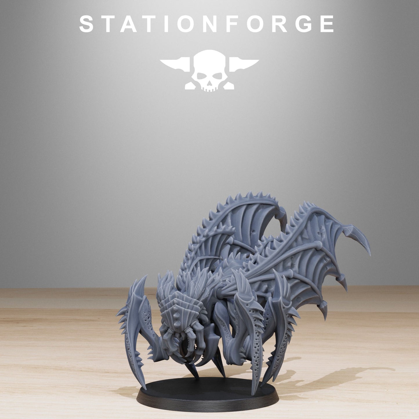 Xenarid Flying Crawlers - Tyranid Proxies - Compatible with Warhammer 40K - by Station Forge - Tabletop RPG Miniature - Roleplaying 3D Printed Fantasy Mini