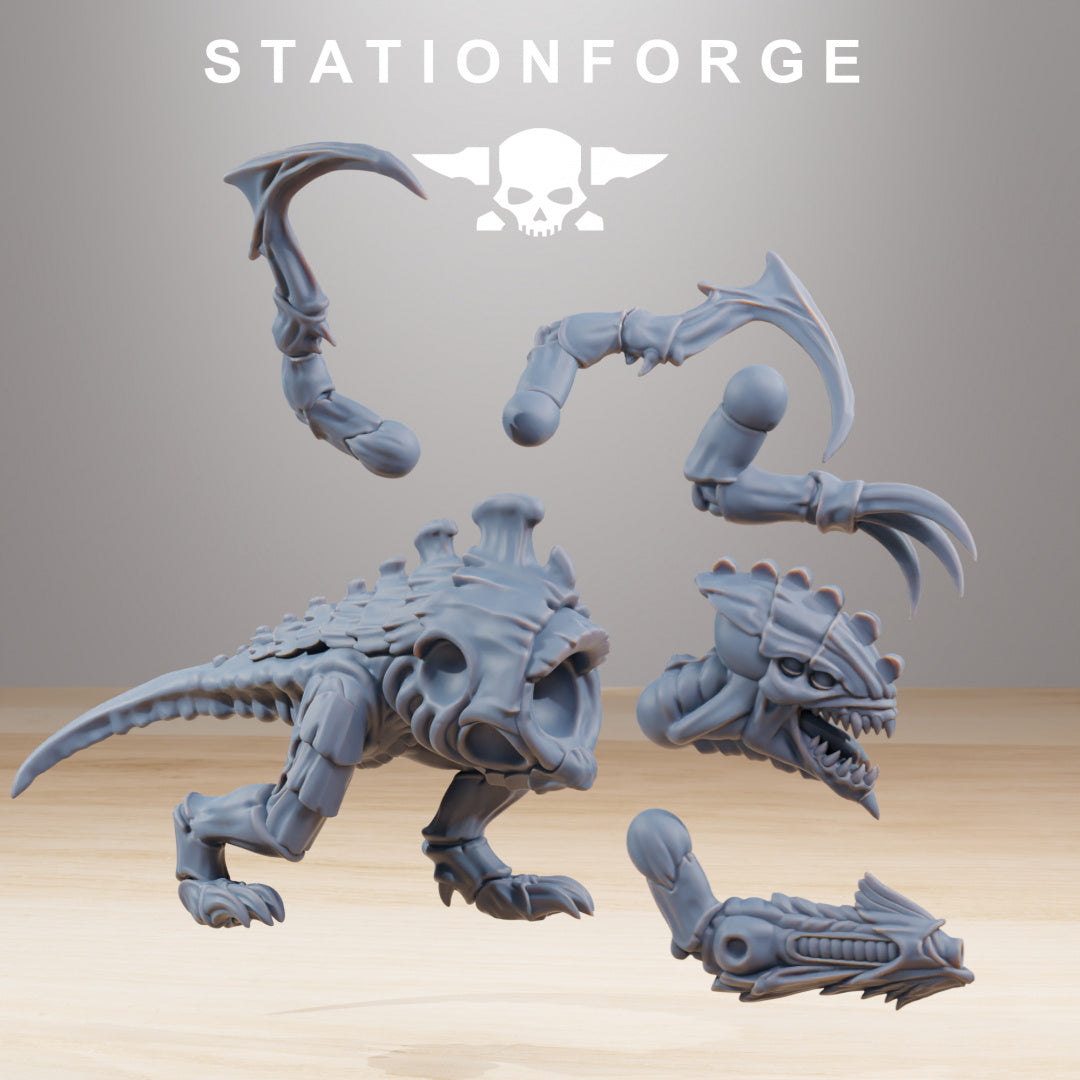 Xenarid Infantry 2.0 - Compatible with Warhammer 40k - Tyranid Proxy - by Station Forge - Tabletop RPG Miniature - Roleplaying 3D Printed Fantasy Mini