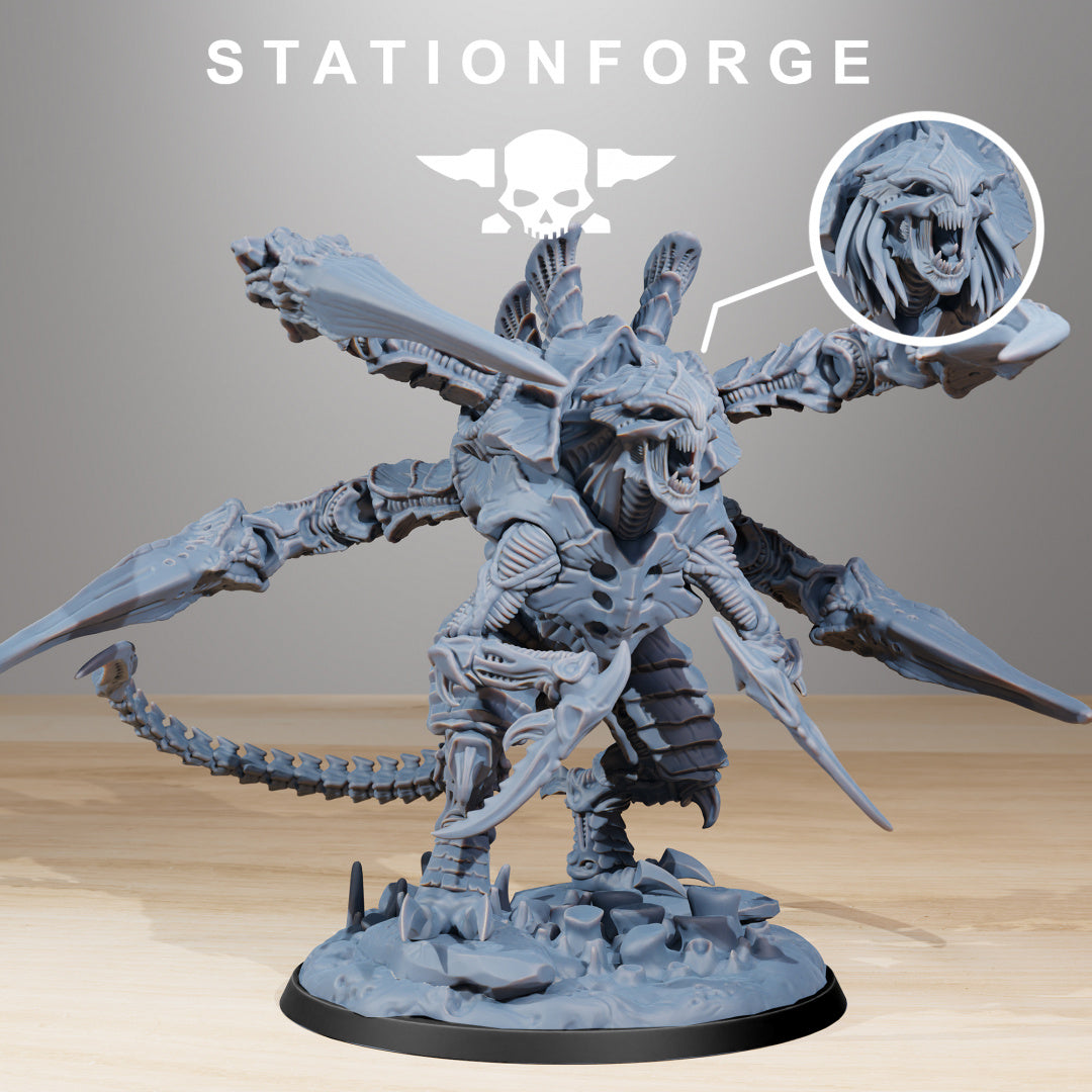 Xenarid Ravage Howler - Compatible with Warhammer 40K - by Station Forge - Tabletop RPG Miniature - Roleplaying 3D Printed Fantasy Mini