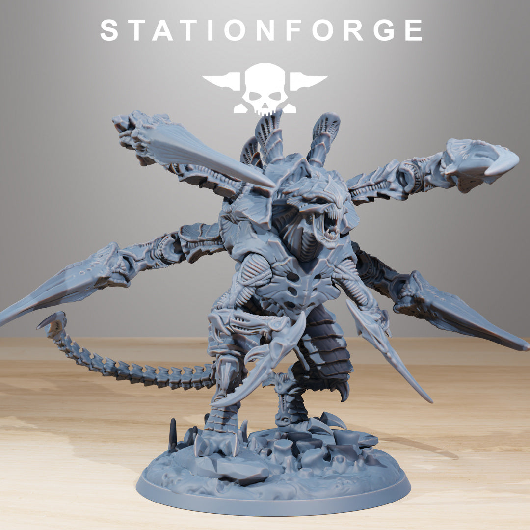 Xenarid Ravage Howler - Compatible with Warhammer 40K - by Station Forge - Tabletop RPG Miniature - Roleplaying 3D Printed Fantasy Mini