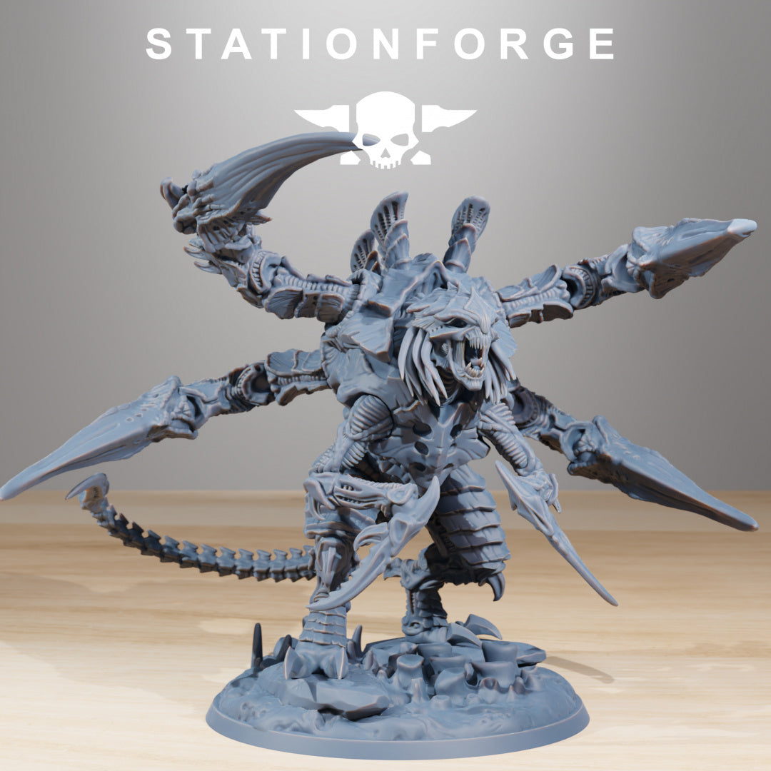 Xenarid Ravage Howler - Compatible with Warhammer 40K - by Station Forge - Tabletop RPG Miniature - Roleplaying 3D Printed Fantasy Mini