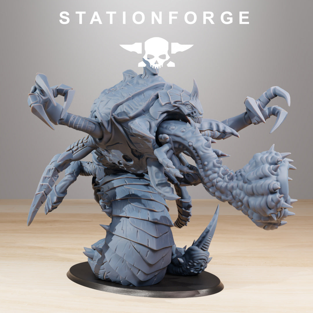 Xenarid Sentinel - Compatible with Warhammer 40K - by Station Forge - Tabletop RPG Miniature - Roleplaying 3D Printed Fantasy Mini