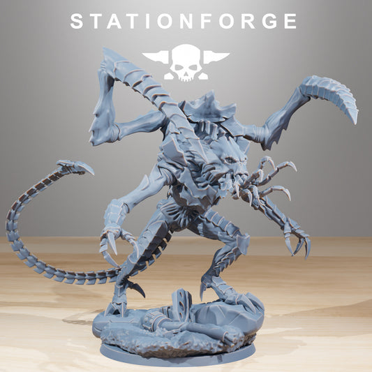 Xenarid Soul Eater - Tyranid Proxy - Compatible with Warhammer 40K - by Station Forge - Tabletop RPG Miniature - Roleplaying 3D Printed Fantasy Mini