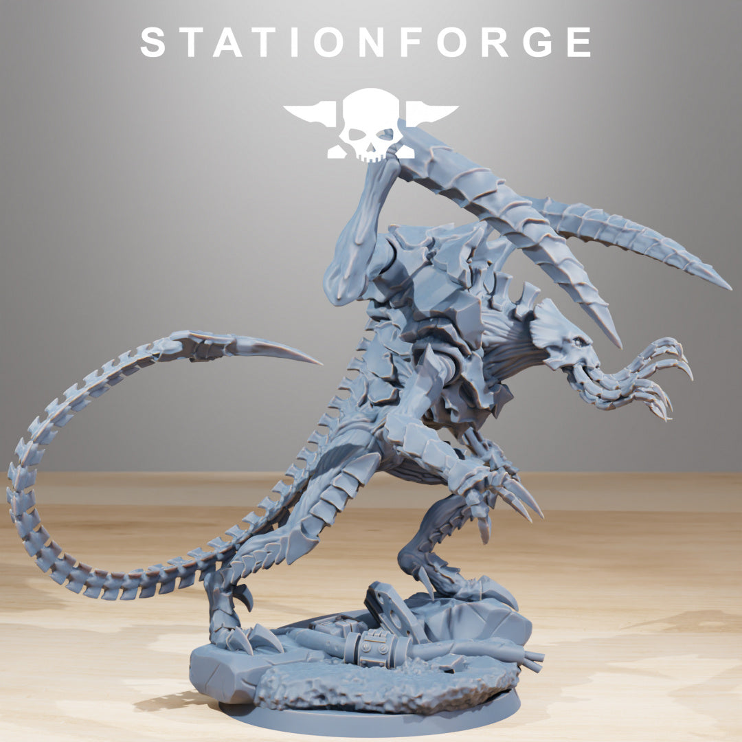 Xenarid Soul Eater - Tyranid Proxy - Compatible with Warhammer 40K - by Station Forge - Tabletop RPG Miniature - Roleplaying 3D Printed Fantasy Mini