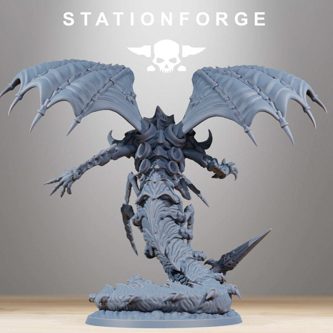 Xenarid Wormaak - Compatible with Warhammer 40K - by Station Forge - Tabletop RPG Miniature - Roleplaying 3D Printed Fantasy Mini