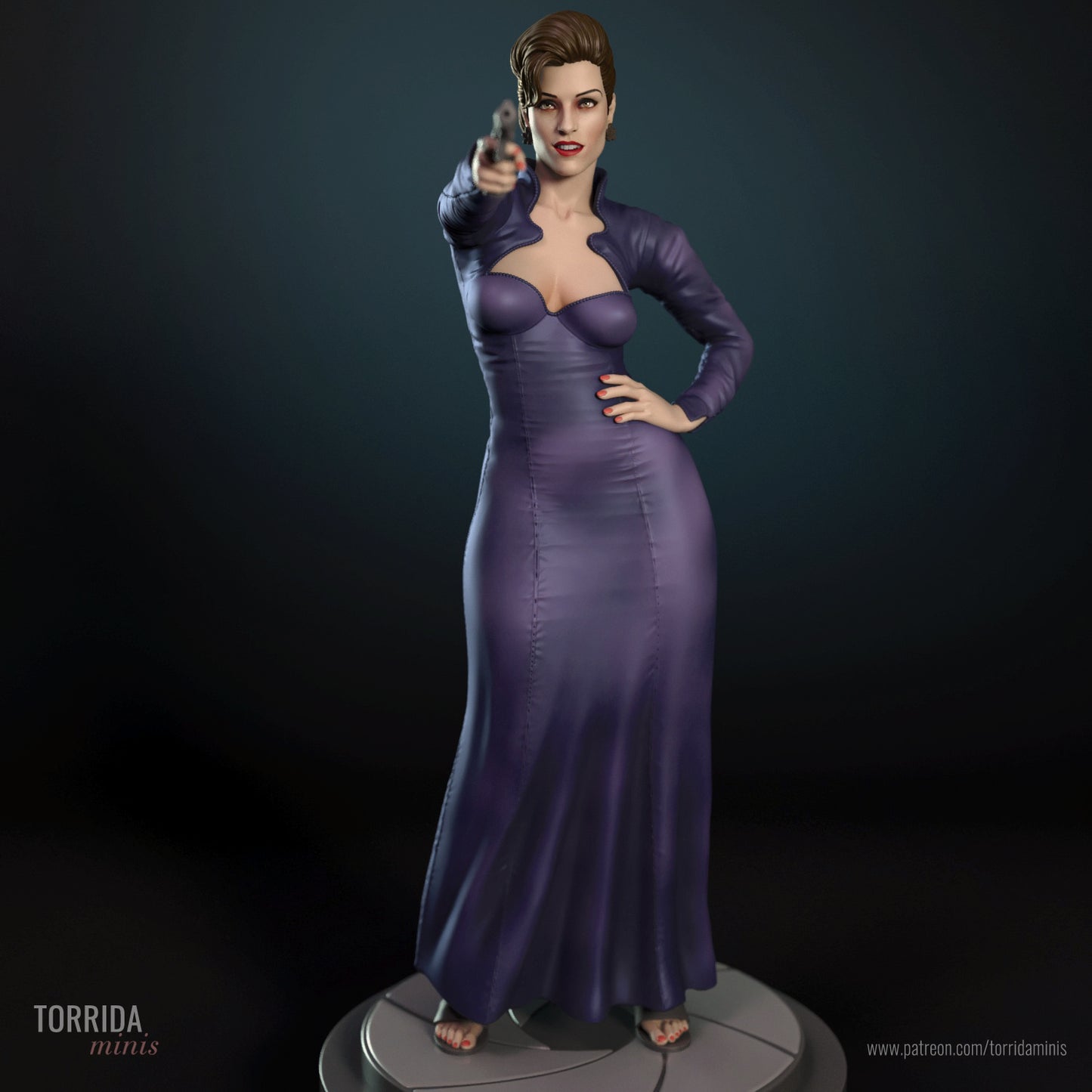 Xenia Onatopp Sculpture(75mm to 500mm) - Unassembled/Unpainted/3D Print
