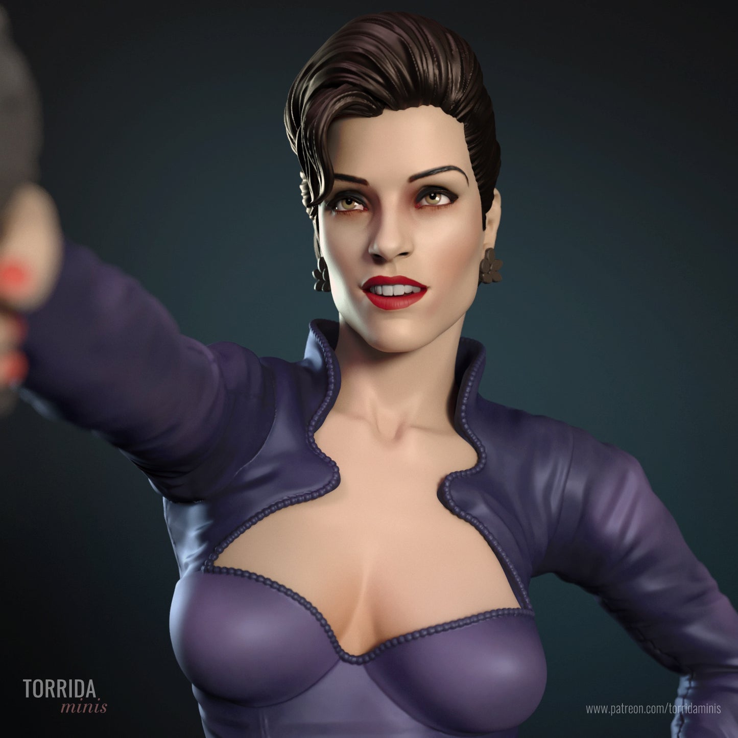 Xenia Onatopp Sculpture(75mm to 500mm) - Unassembled/Unpainted/3D Print